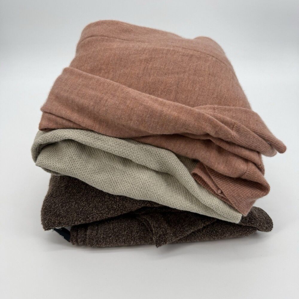 Eileen Fisher Flawed Lot Of 4 Items Bundle Sweaters Linen Repair Mixed Sizes